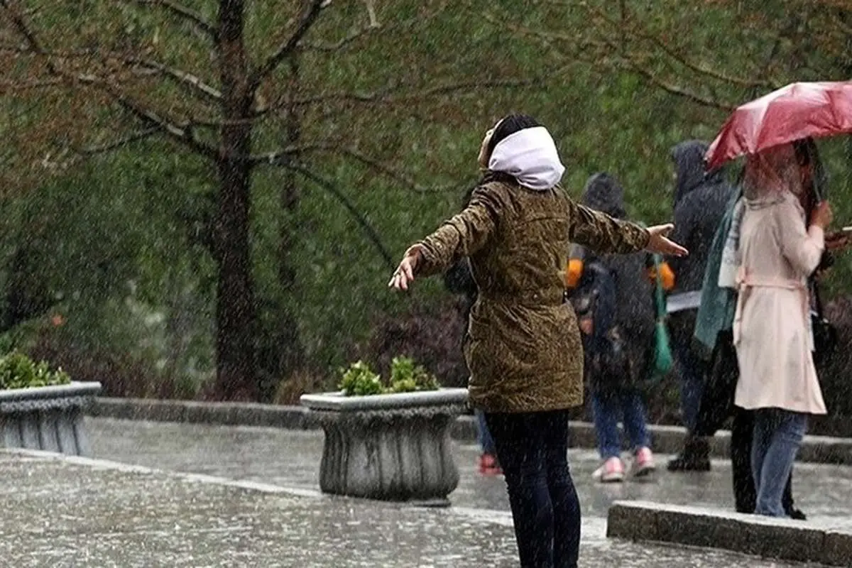 رگبار باران در شمال و جنوب کشور