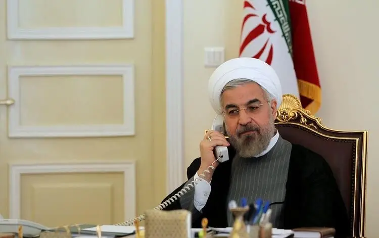 گفتگوی تلفنی روحانی و مکرون درباره برجام