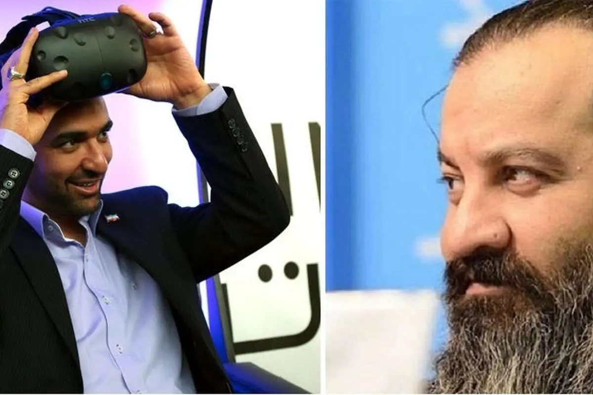 (ویدیو) شوخی مهراب قاسمخانی با حجاب هنرمندان در حضور آقای وزیر