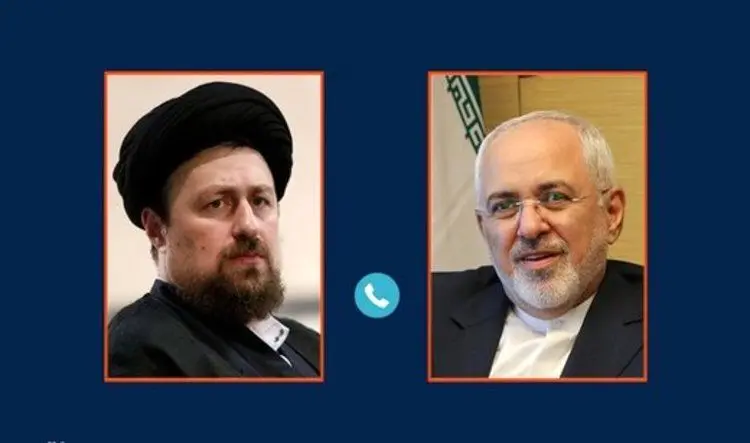 تماس تلفنی سیدحسن خمینی با ظریف