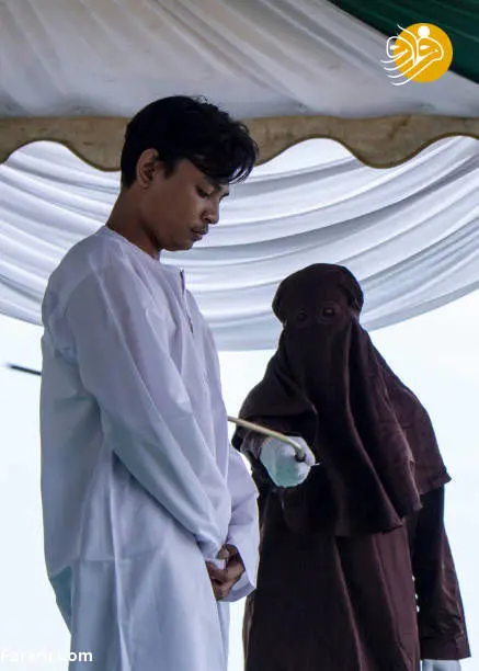 (تصاویر) شلاق زدن ۱۱ زن و مرد متخلف در آچه