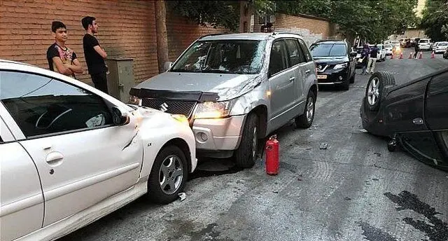 (تصاویر) واژگونی عجیب ماکسیما در الهیه!