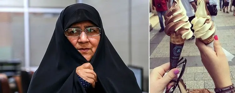 شایعه عجیب؛ ممنوعیت بستنی‌خوردن زنان در فضای عمومی!
