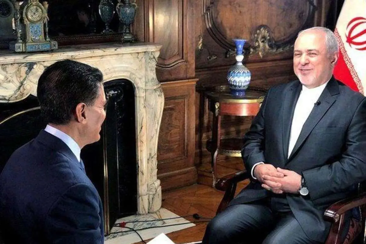 ظریف در گفتگو با CNN: ترامپ نامهای به رهبر ایران نداد
