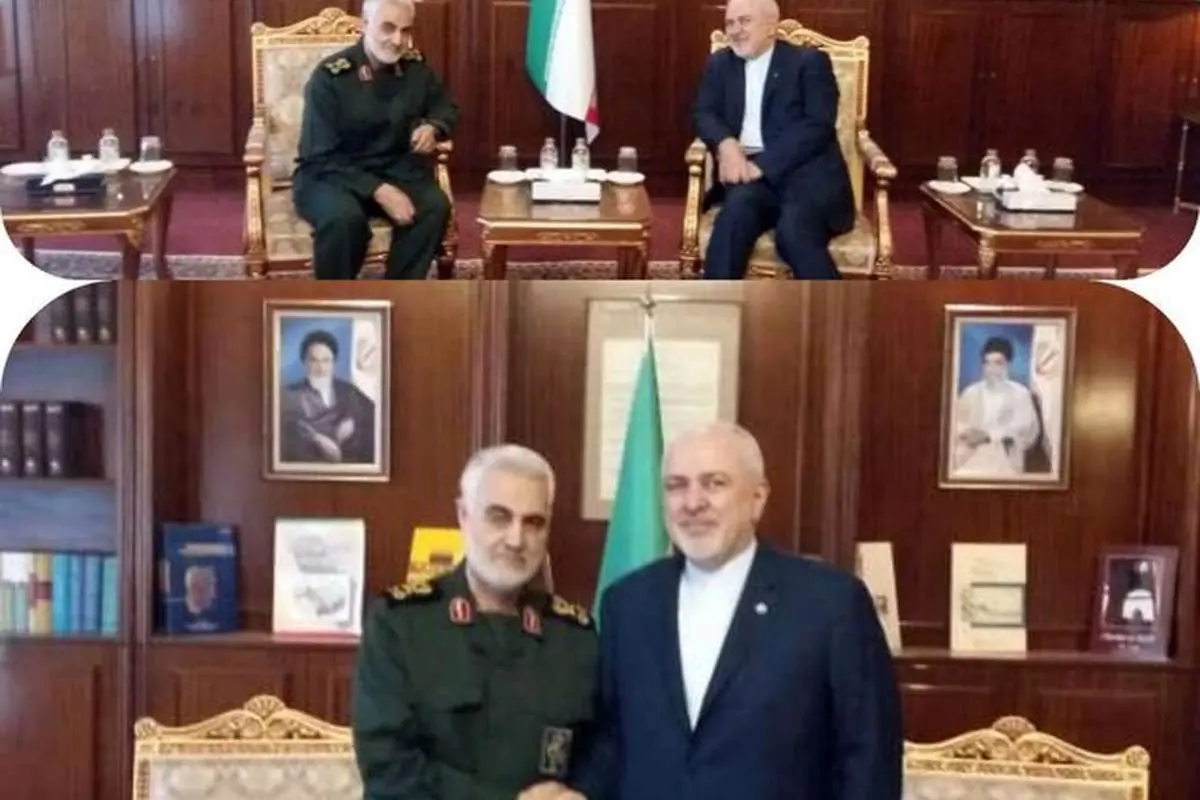 (تصویر) سردار سلیمانی به دیدار ظریف رفت