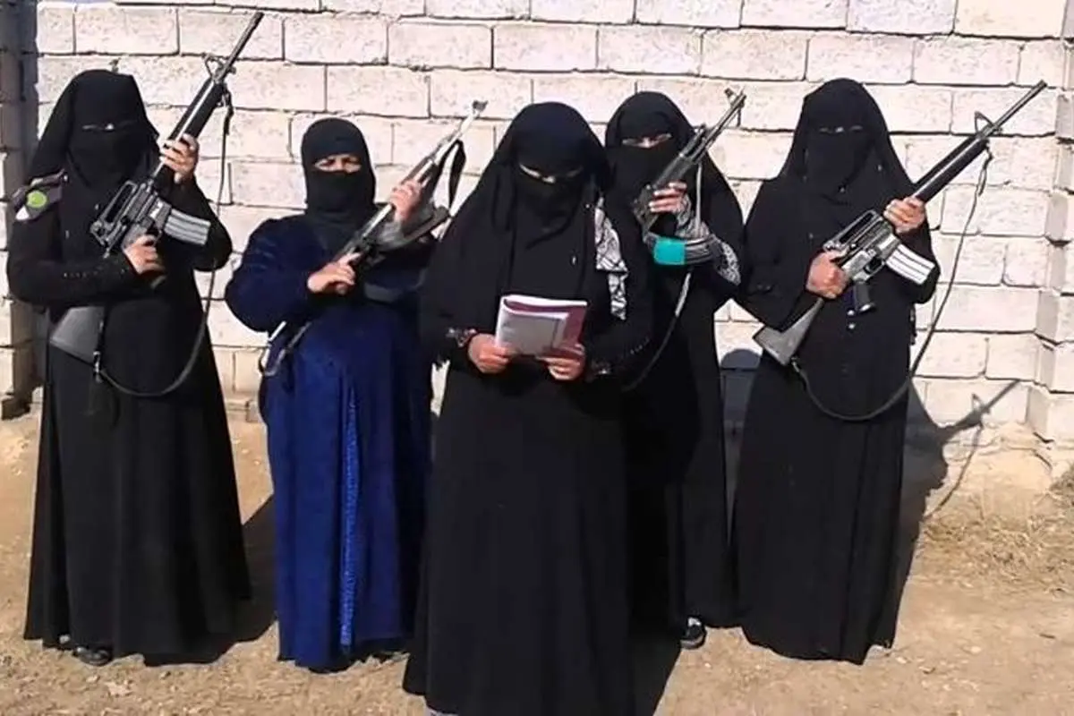 زنان قصاب داعش گیر افتادند