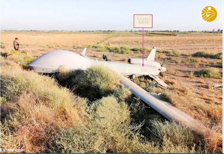 سقوط پهپاد جاسوسی آمریکا در شمال غرب بغداد