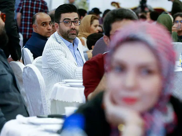 تصویری خاص از فرزاد حسنی و آزاده نامداری در یک جشن