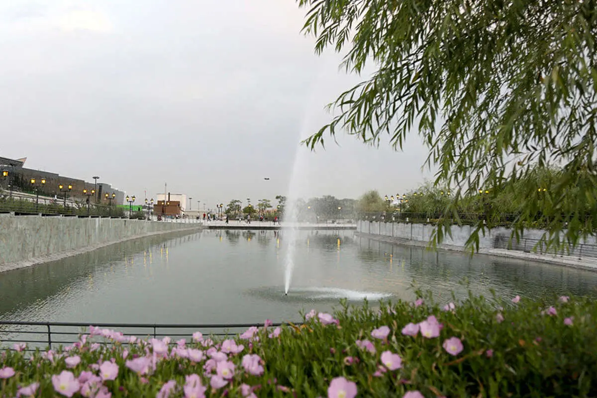 (تصاویر) ایجاد دریاچه جدید در تهران!