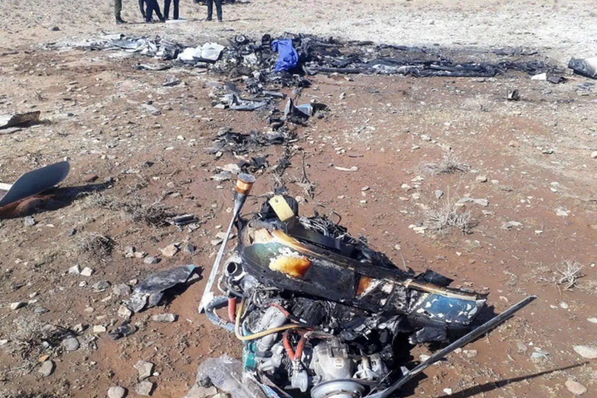 (تصاویر) سقوط مرگبار هواپیمای آموزشی در ایوانکی گرمسار