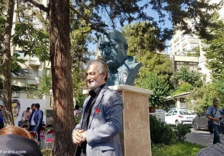 (تصویر) سردیس عزت‌الله انتظامی رونمایی شد
