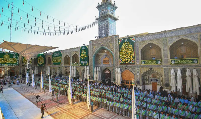 (تصاویر) حال و هوای حرم امام علی (ع) در عید غدیرخم