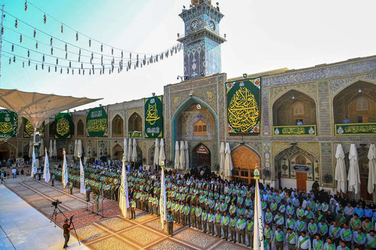 (تصاویر) حال و هوای حرم امام علی (ع) در عید غدیرخم