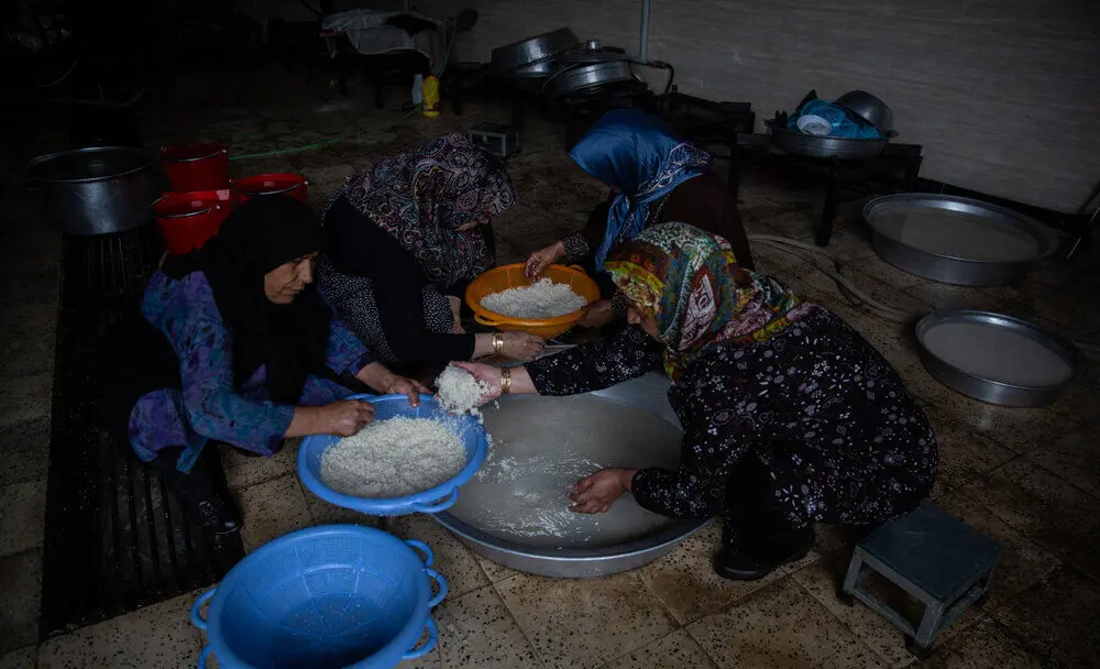 (تصاویر) آیین سنتی «پلاخوار» کیاسری‌ها در محرم