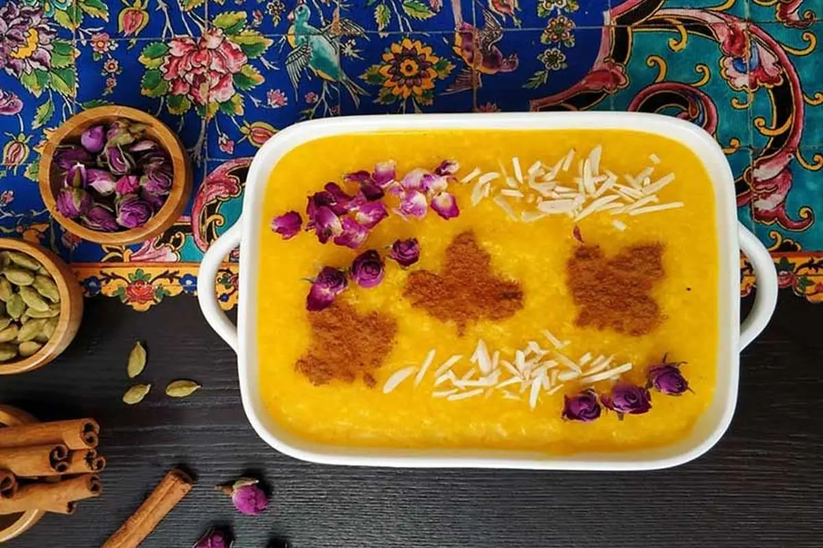 طرز تهیه شله زرد نذری و مجلسی خوش طعم و خوش رنگ