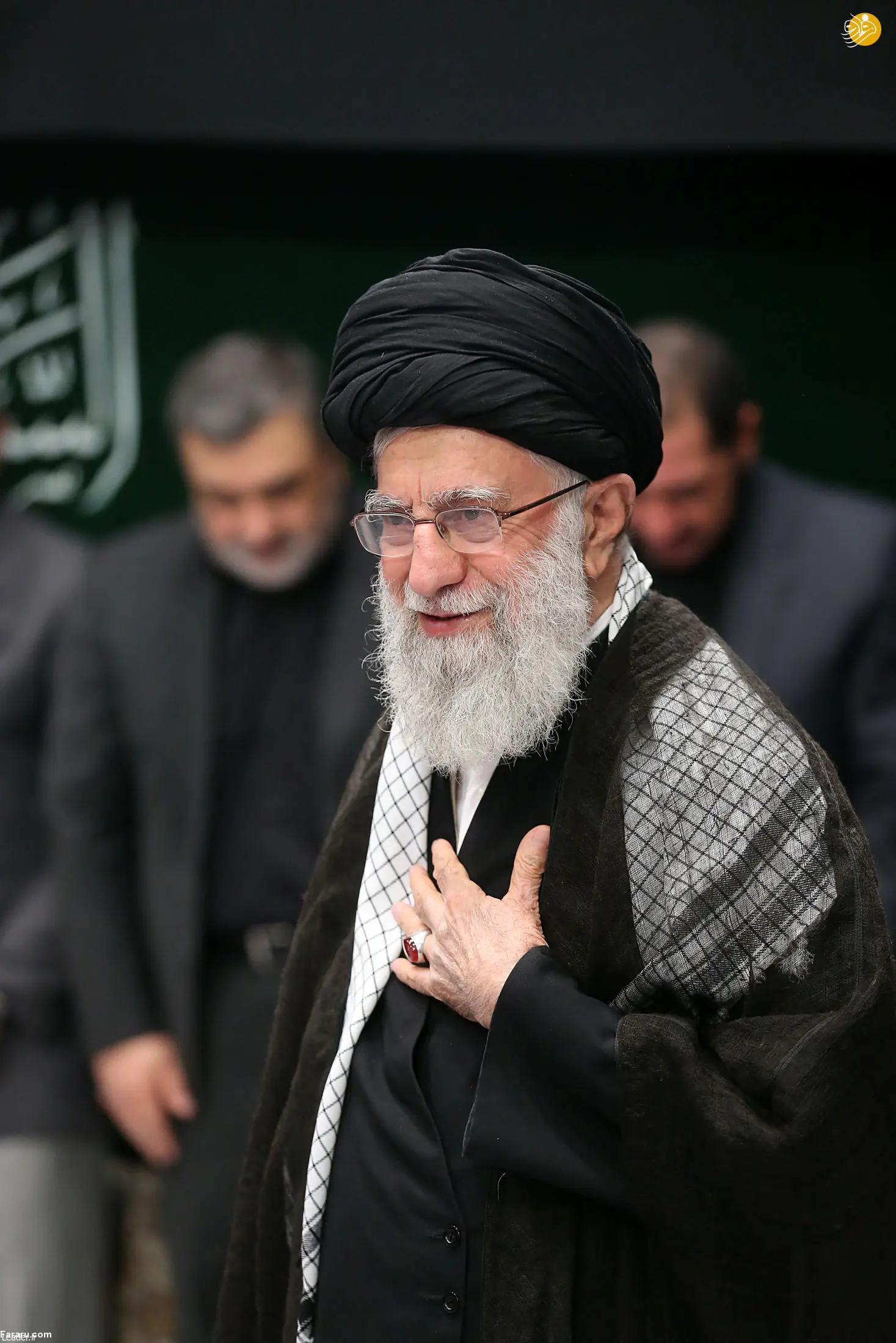 (تصاویر) روحانی، لاریجانی و رئیسی در کنار رهبر انقلاب