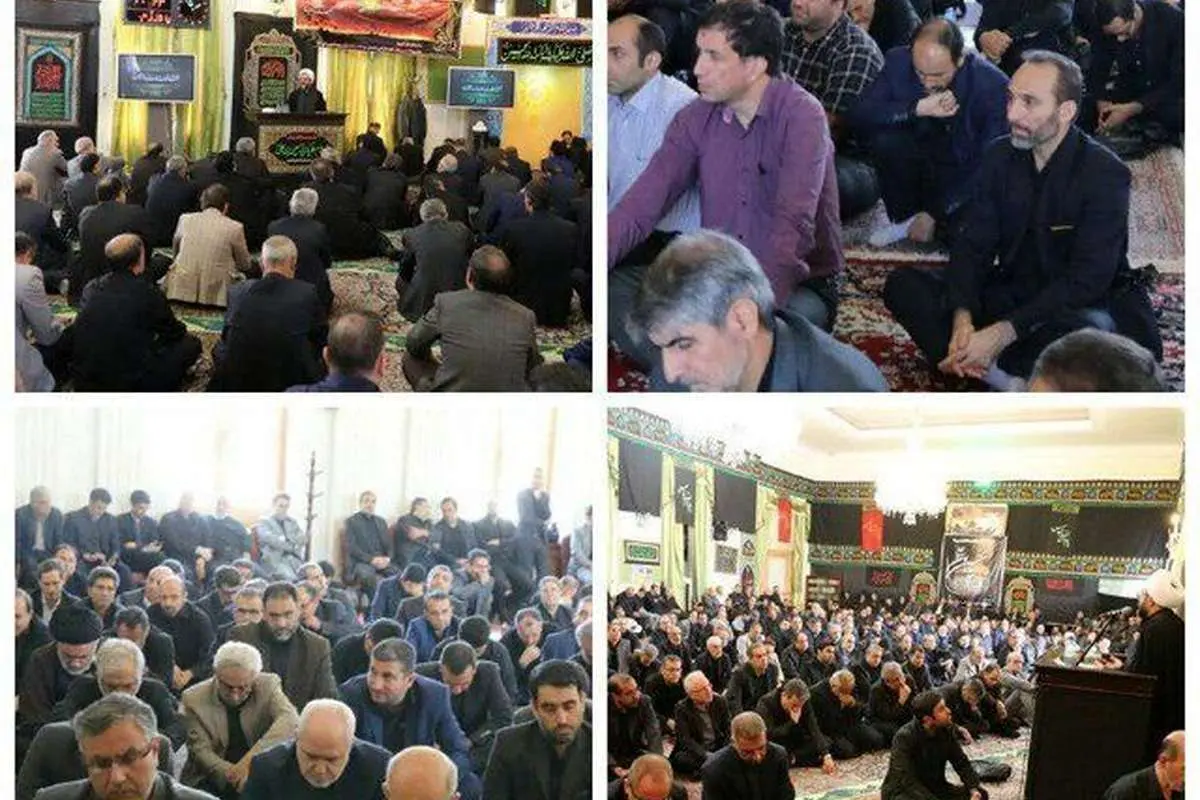 (عکس) حضور ظریف در مراسم عزاداری امام حسین «ع»