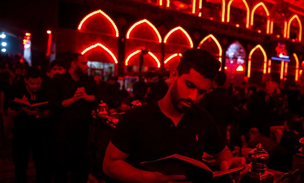 (تصاویر) شام غریبان امام حسین (ع) در کربلا