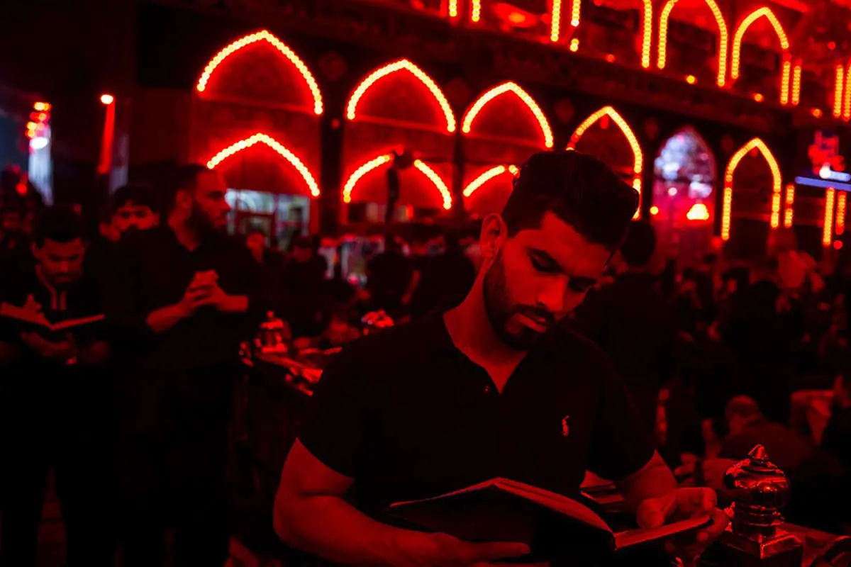 (تصاویر) شام غریبان امام حسین (ع) در کربلا