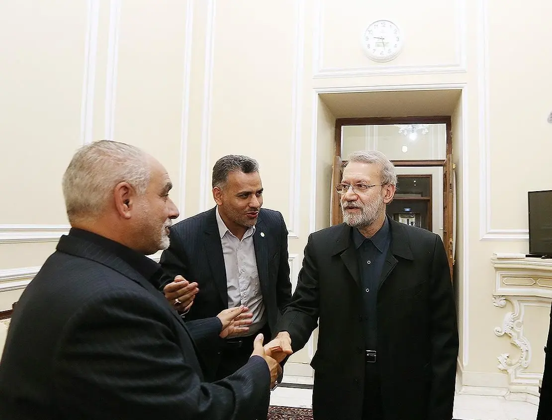 (عکس) لاریجانی با فتاح و سردار سلیمانی دیدار کرد