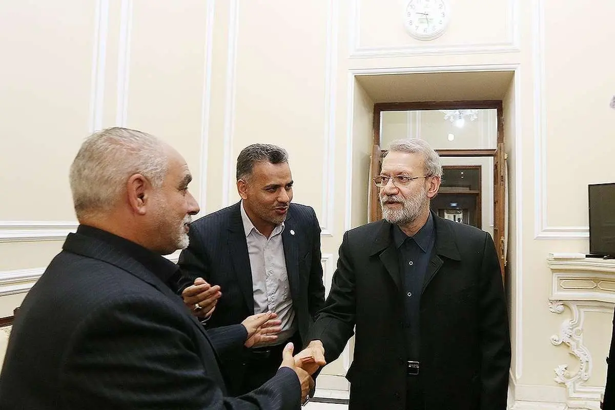 (عکس) لاریجانی با فتاح و سردار سلیمانی دیدار کرد