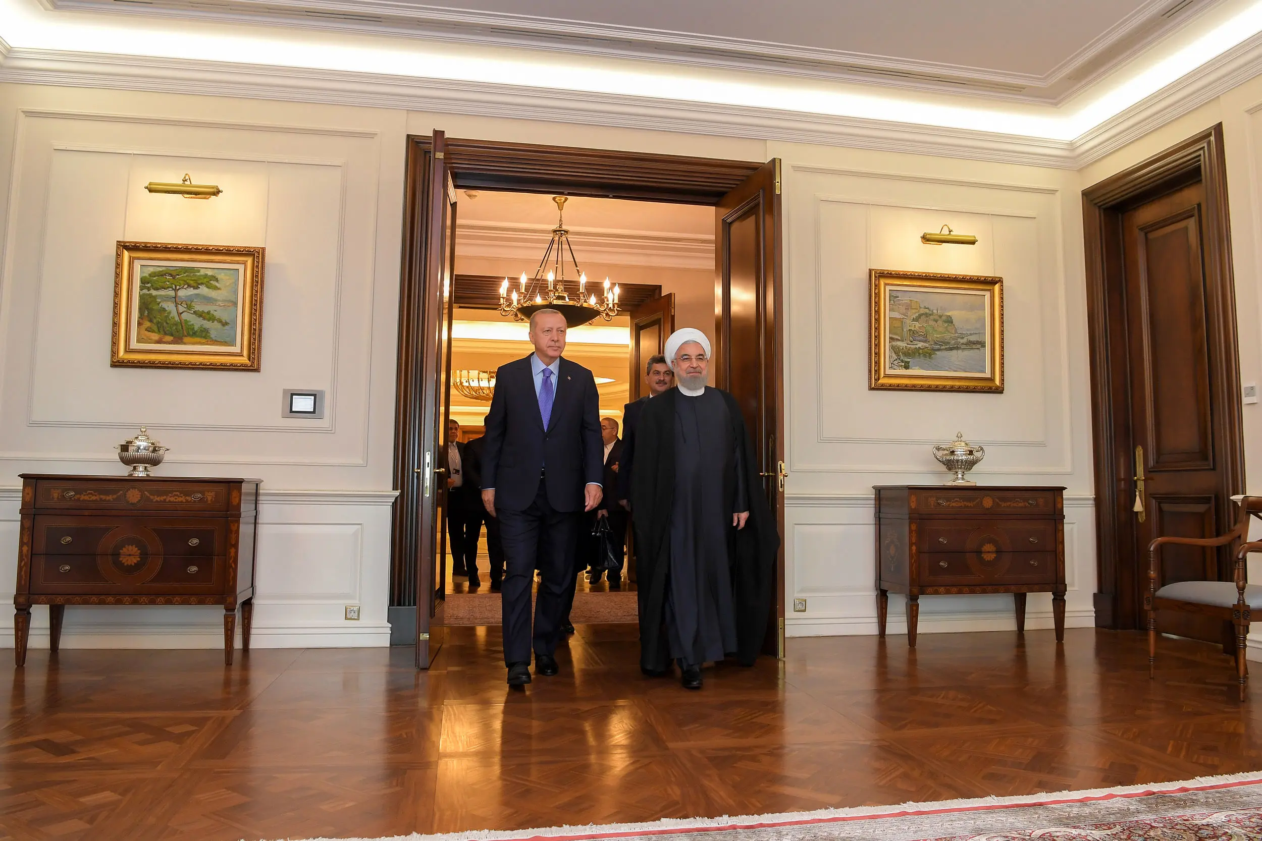 (تصاویر) دیدار حسن روحانی با رجب طیب اردوغان