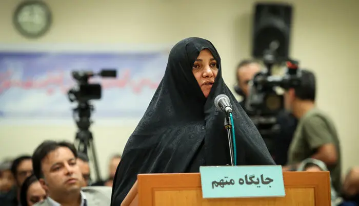 جنجال پوشش شبنم نعمت‌زاده در دادگاه