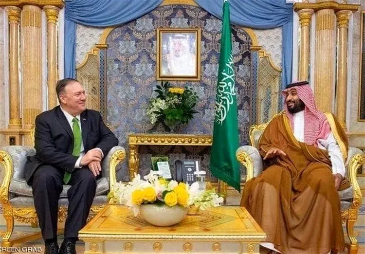 دیدار پامپئو با بن‌سلمان با محوریت آرامکو