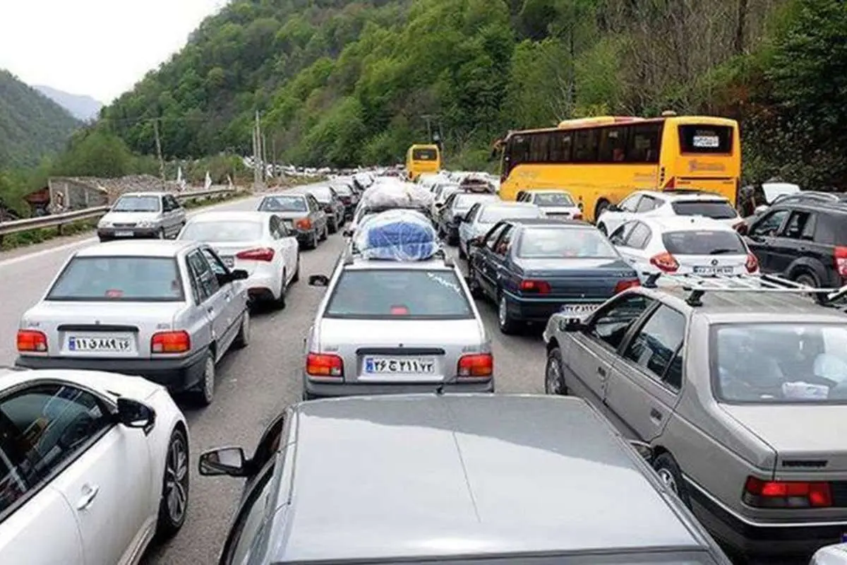ترافیک سنگین و پرحجم در جادههای شمال
