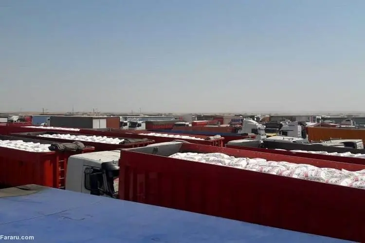 رانندگان عراقی برای حمل و نقل کالاهای ایرانی اعتصاب کردند