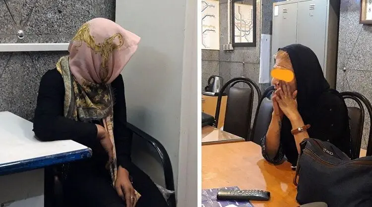(عکس) زنان جیب‌بر مترو دستگیر شدند