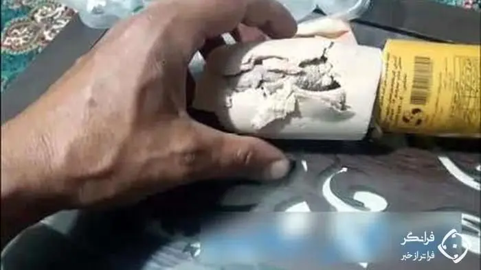 (عکس) پیدا شدن موش داخل بسته بندی کالباس