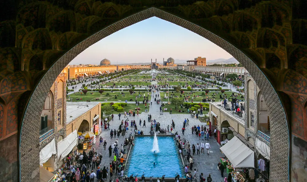 (تصاویر) داربست‌های تاریخی در نقش جهان