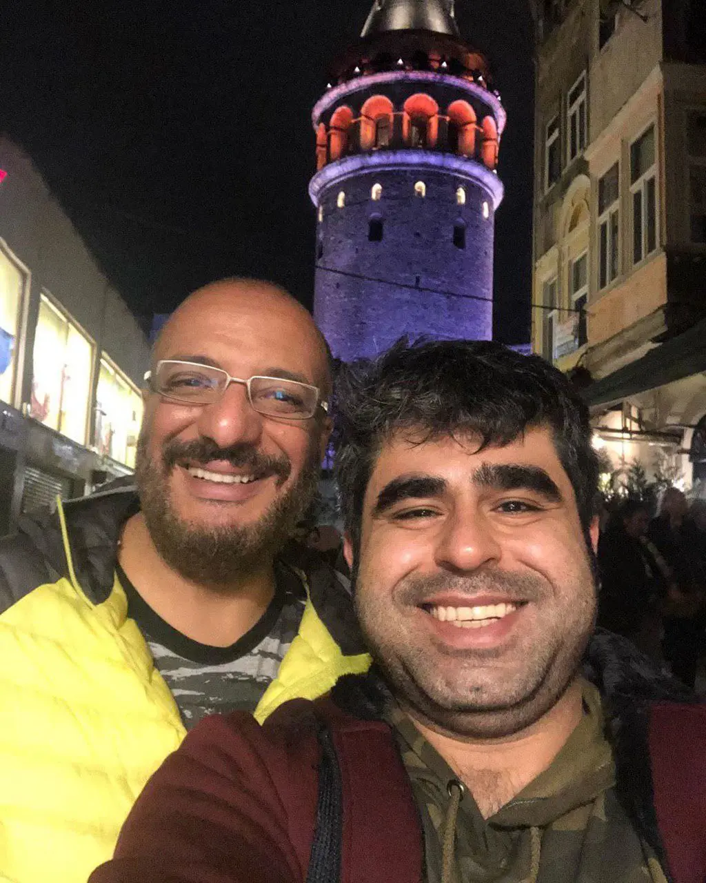 (عکس) سلفی جالب امیر نوری و امیر جعفری در ترکیه