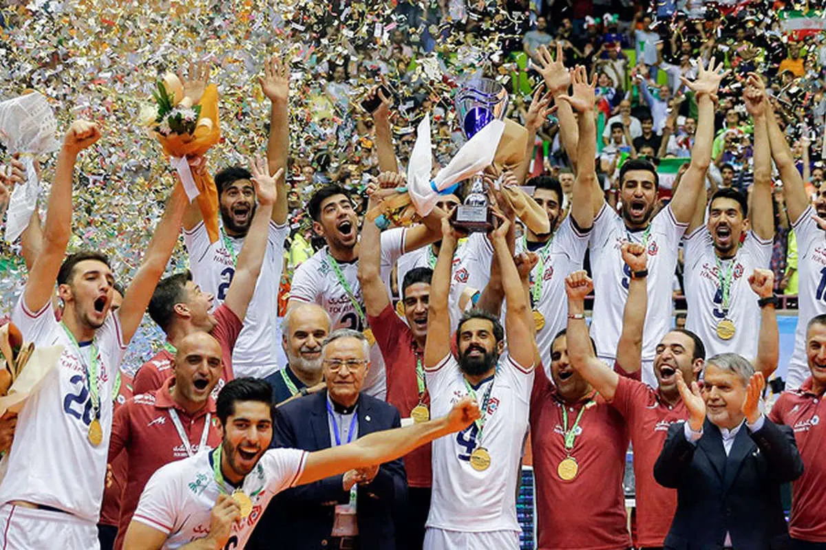 تیم ملی والیبال ایران برای سومین‌بار قهرمان آسیا شد