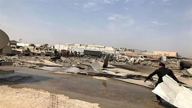 حمله به پادگان حشد شعبی در غرب الانبار