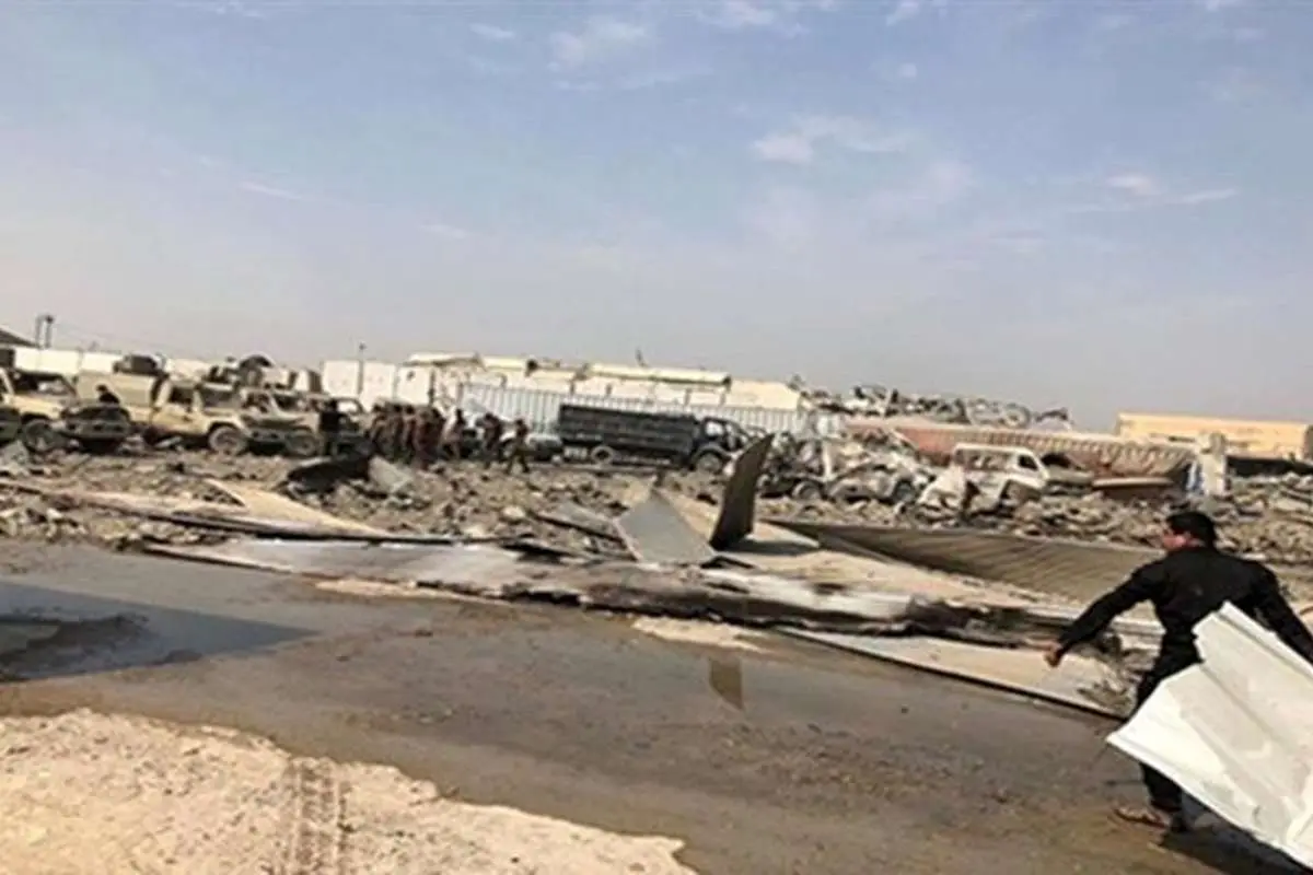 حمله به پادگان حشد شعبی در غرب الانبار