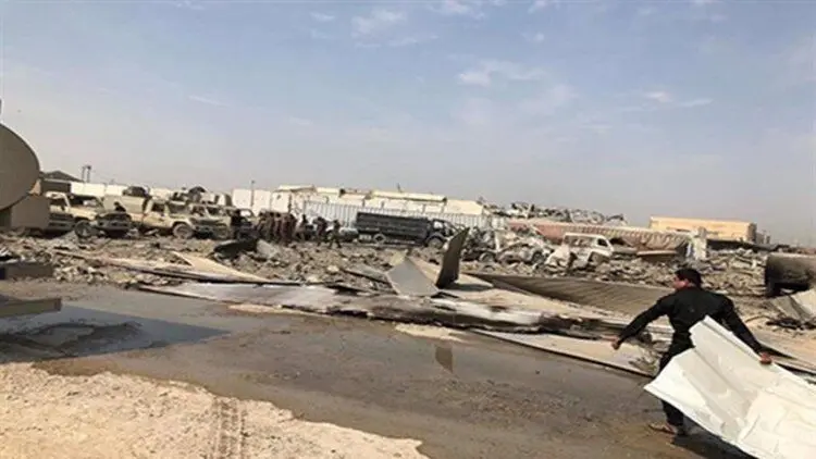 حمله به پادگان حشد شعبی در غرب الانبار
