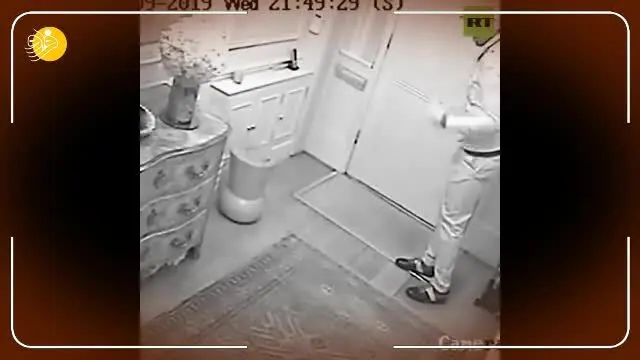 (ویدئو) وقتی دزد ناشی به کاهدان می‌زند!