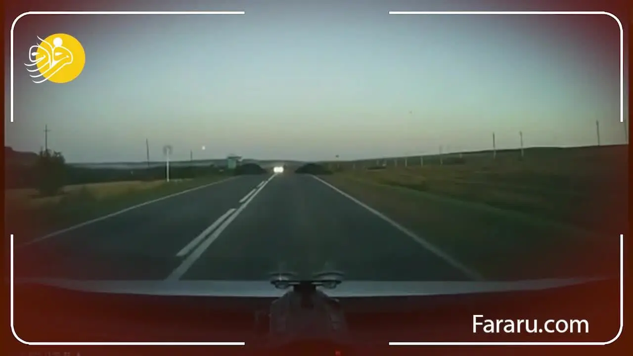 (ویدئو) اتفاق وحشتناک برای راننده حواس پرت