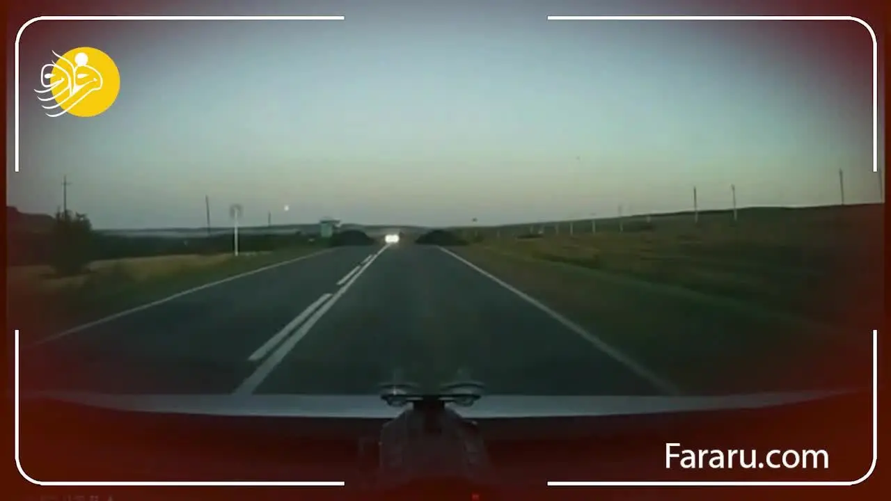 (ویدئو) اتفاق وحشتناک برای راننده حواس پرت