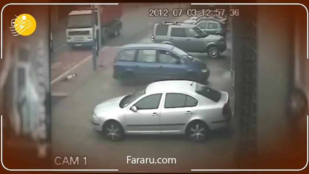 (ویدئو) برخورد وحشتناک اتوموبیل به دیوار