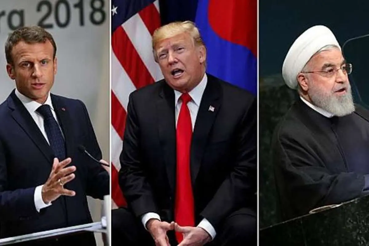 تلاش بینتیجه مکرون برای دیدار روحانی و ترامپ