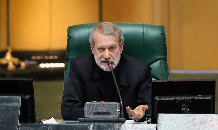 خروش لاریجانی در مجلس