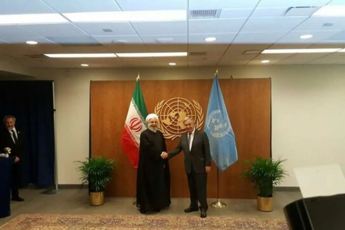 روحانی با دبیرکل سازمان ملل دیدار کرد