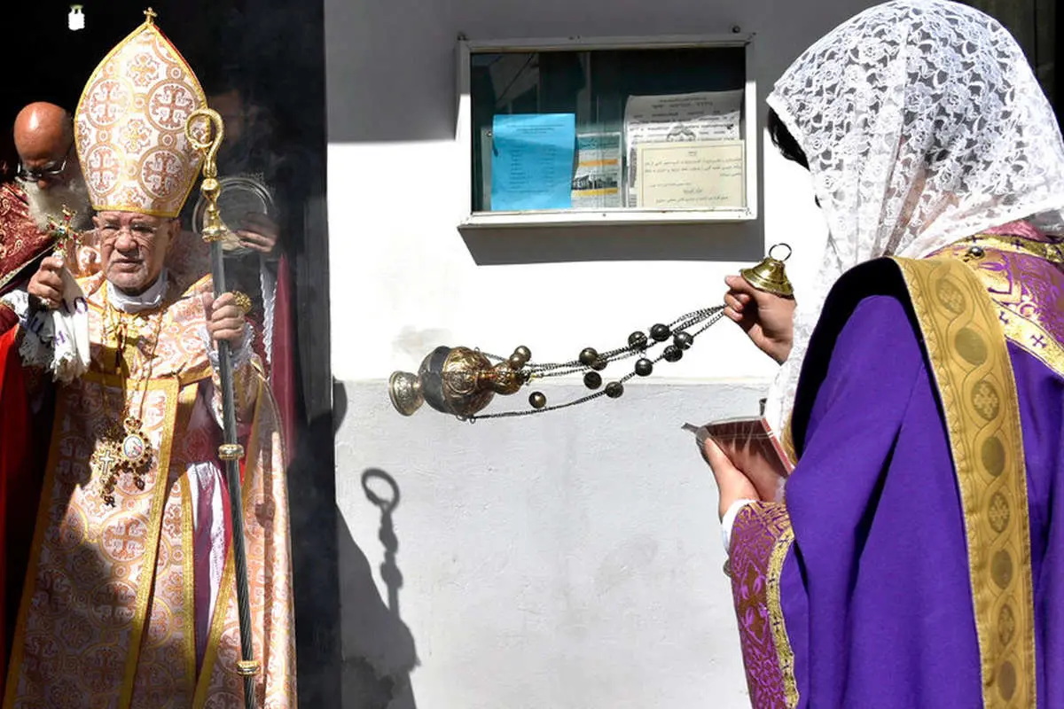 (تصاویر) مراسم بزرگداشت «گئورگ مقدس» در تهران