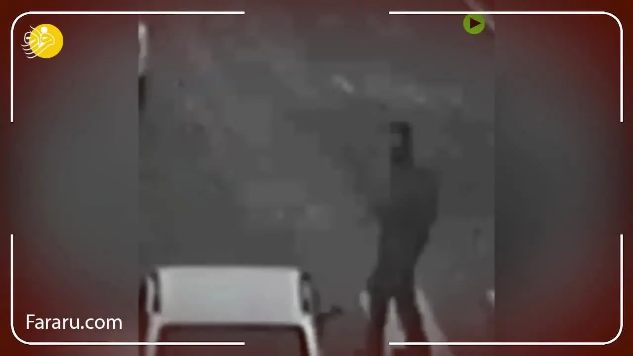 (ویدئو) تمارض عجیب یک رهگذر در حین عبور از یک خیابان!