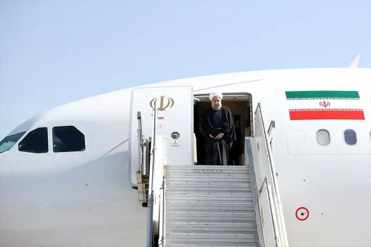بازگشت روحانی از سفر به ارمنستان