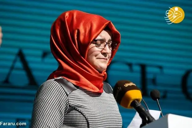(تصاویر) دلداری بیوه خاشقجی توسط جف بزوس