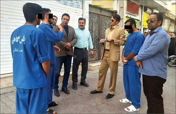 اعتراف عاملان "بازی مرگ" در بازسازی صحنه قتل